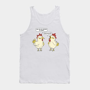 Funny Chickens Tank Top